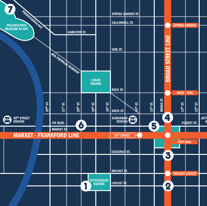 Septa Mann Loop Map