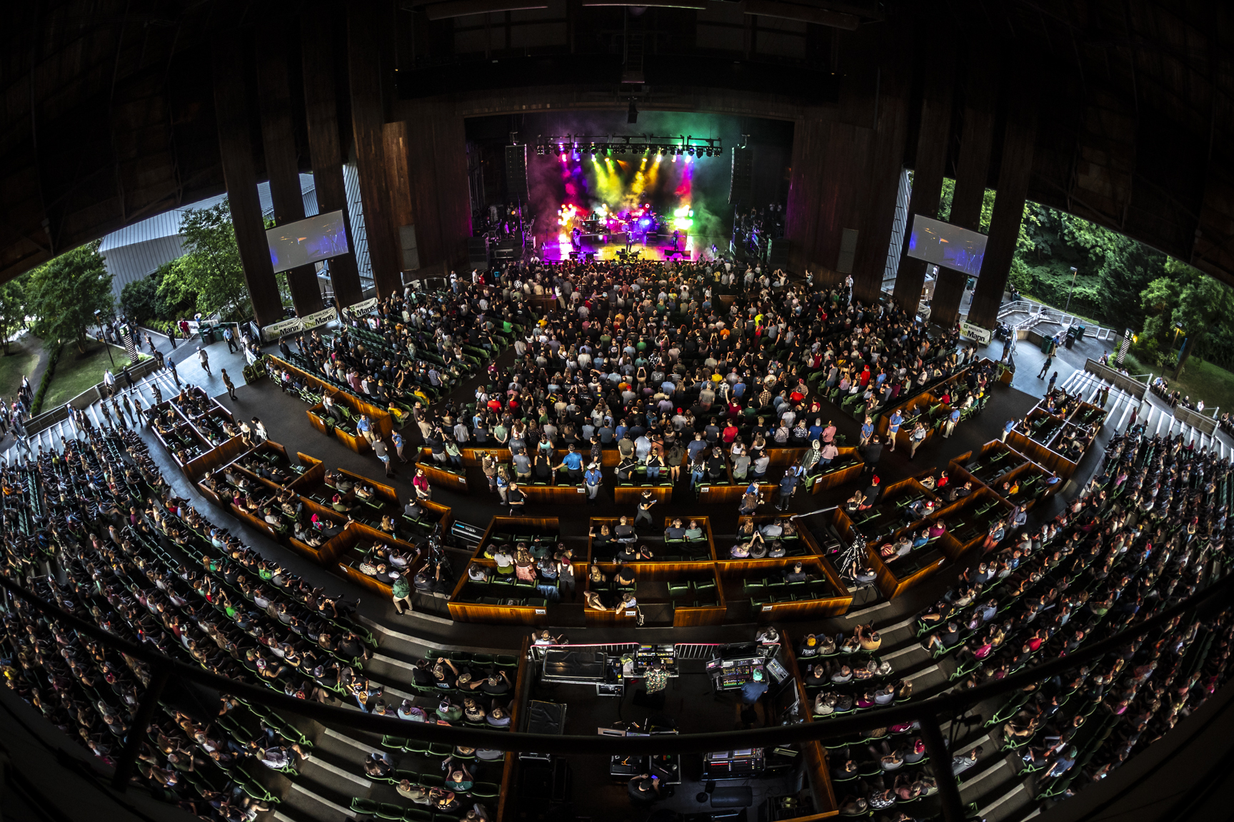 Patrons in TD Pavilion
