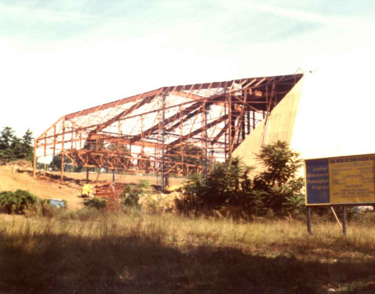 Construction of the Robin Hood Dell, 1976.