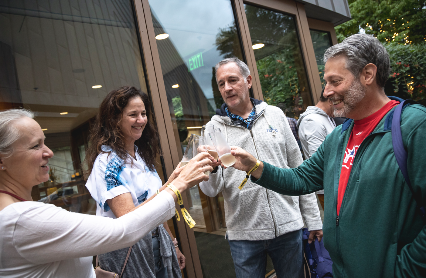 Members on Donor Terrace