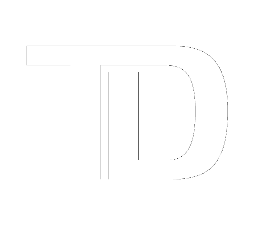 TD Logo in white