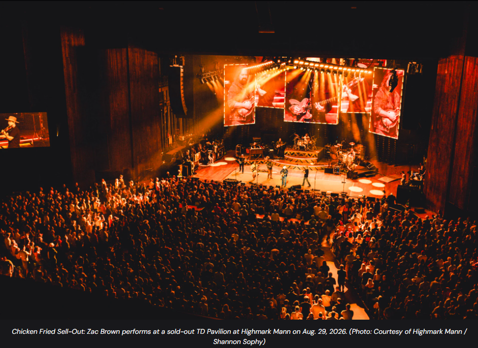 Zac Brown Band in the TD Pavilion