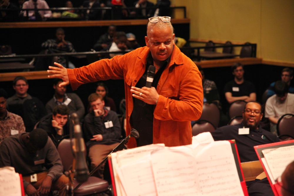 Terence Blanchard leads the students