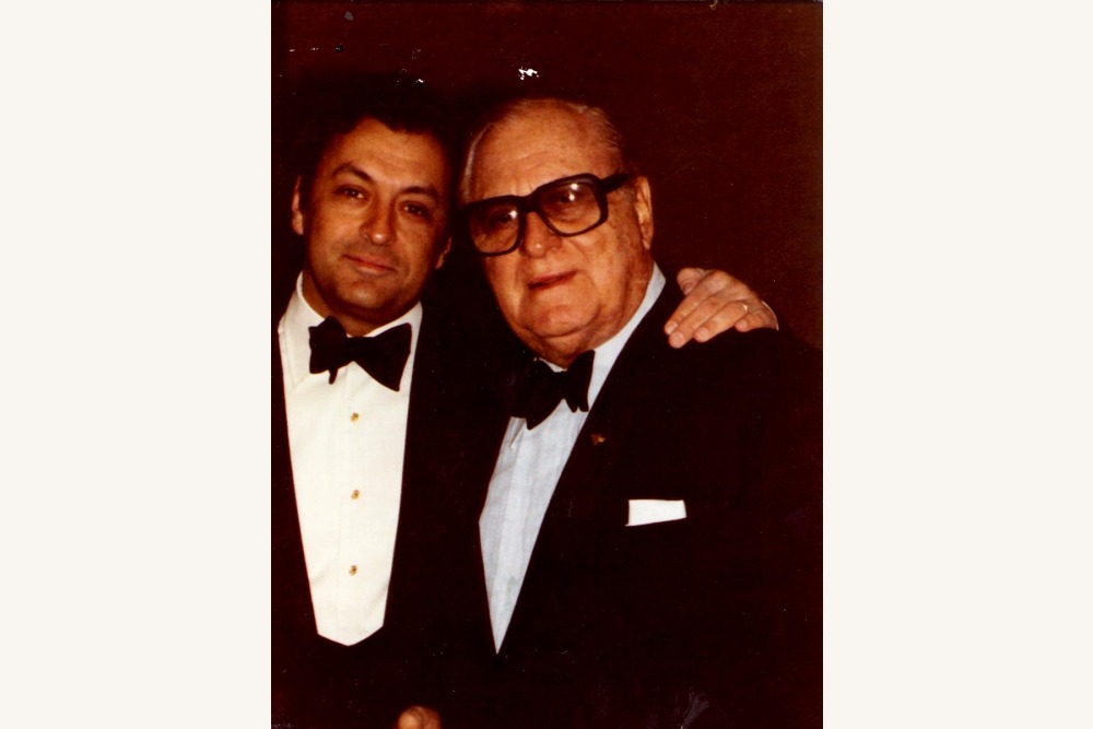 Fred Mann with Zubin Mehta