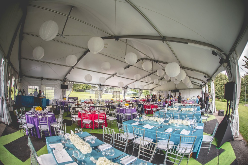 Crescendo tent for Party in the Park