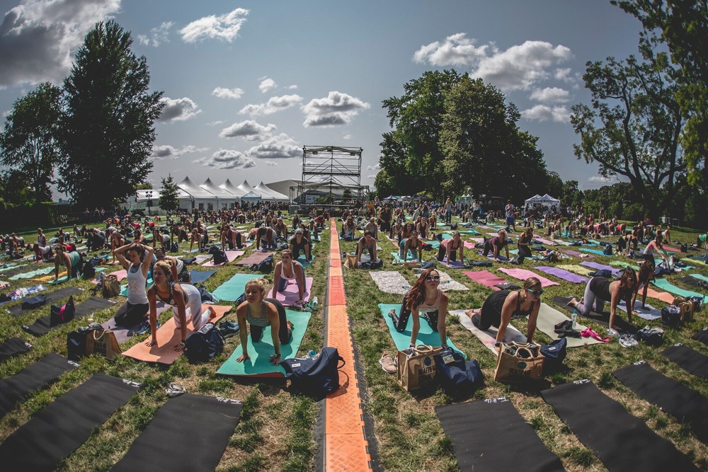 tone it up tour on the lawn