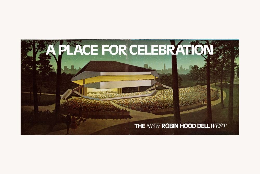 Brochure of the Robin Hood Dell West, 1976