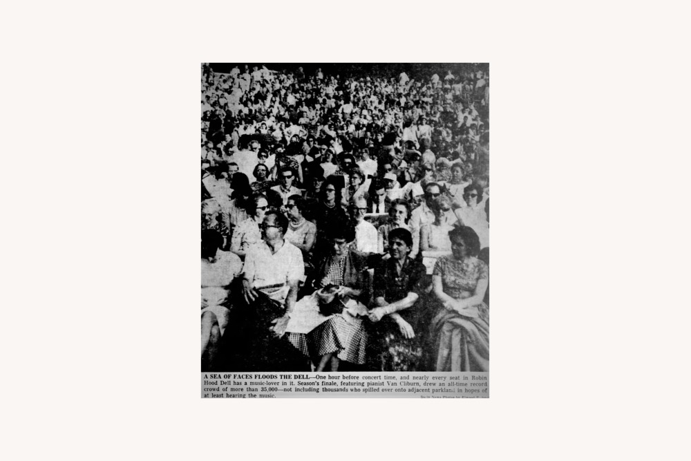 Van Cliburn, Philadelphia Daily News