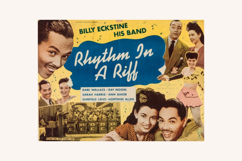 Promotional poster for the 1947 short film, Rhythm in a Riff