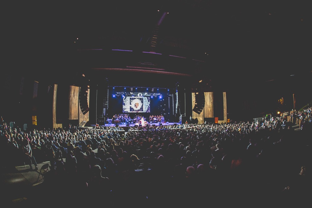 Aretha Franklin performing at the Mann Center on August 26, 2017