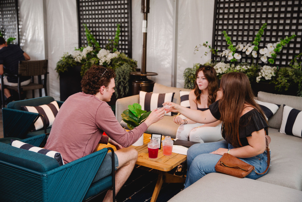 Acclaim Lounge Patrons