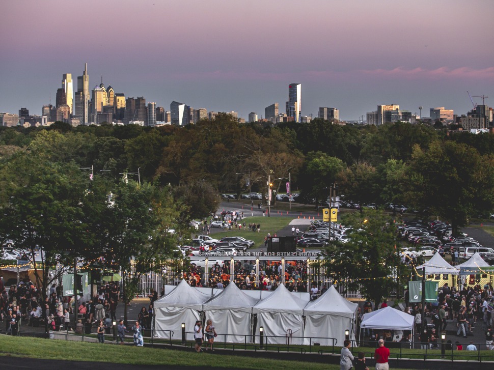 Skyline view from the Mann campus