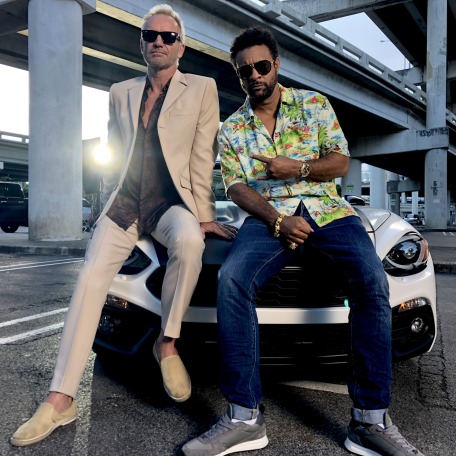Sting and Shaggy Press Photo