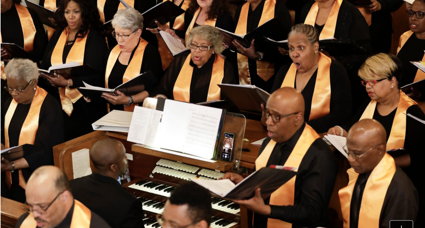 Photo of Community m ass at Mother Bethel