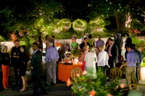 Donor terrace party at night