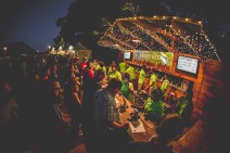 Beer garden at the Mann
