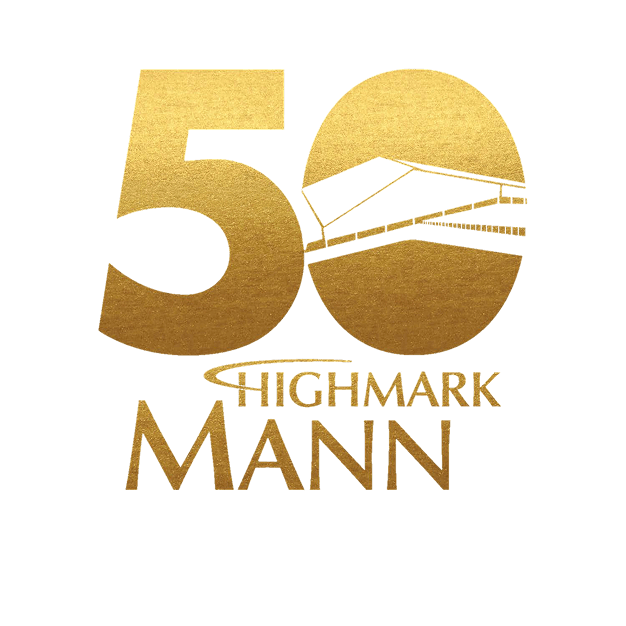 Highmark Mann 50th Anniversary logo